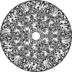 Renaissance seamless pattern