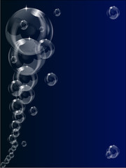 A transparent soap bubble background design