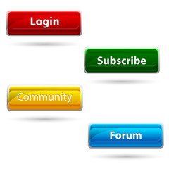 website buttons