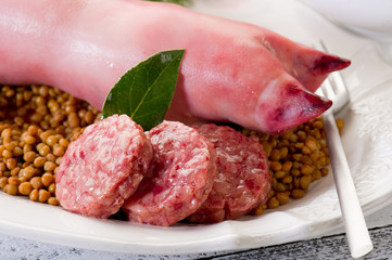 pig trotter-zampone di maiale