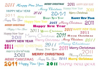 Fototapeta premium Christmas postcard