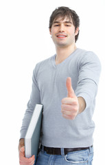 Naklejka premium Student