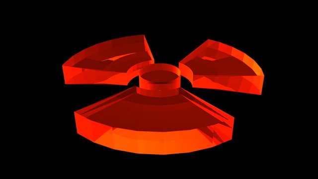 biohazard spinning sign