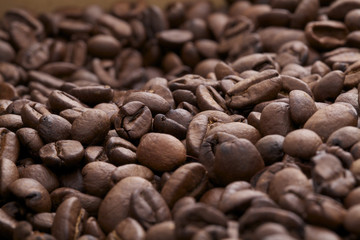 cofee beans caffè coffee isolated on white