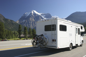 Motor Home, Rocky Mountains, Canada