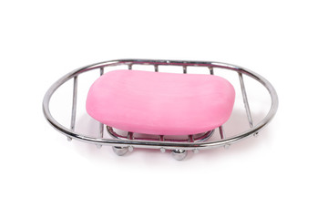 soap on white background