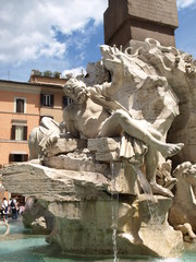 Obraz premium FUENTE DE LOS CUATRO RIOS