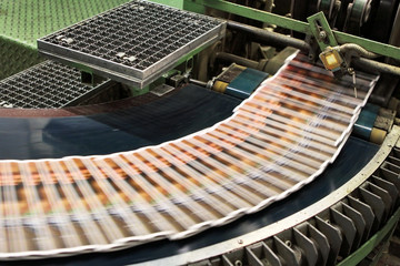 Fototapeta premium Auslage einer Druckmaschine