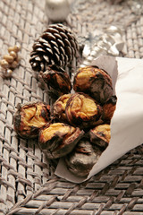 castañas asadas en navidad