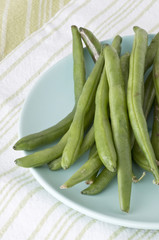 Fresh Green Beans Close Up Food Image.