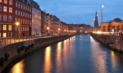 Copenhague au crépuscule