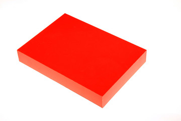 a red box