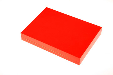 a red box