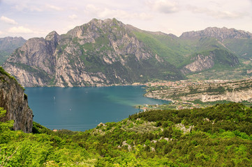 Fototapeta na wymiar Gardasee Nago-Torbole - Lake Garda Nago-Torbole 05