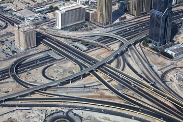 Fototapeta premium Transport interchange in Dubai.