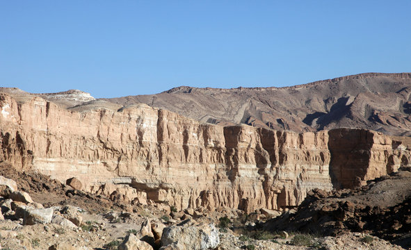 Sandstone cliff, Atlas mountain