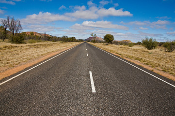 australian stewart highway, outback australia