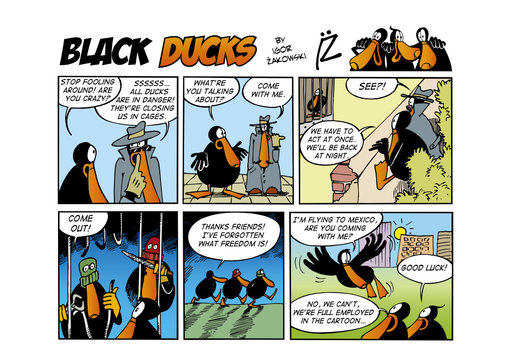 Black Ducks Comic Strip episode 60