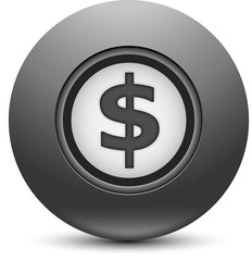 Obraz premium dollar icon