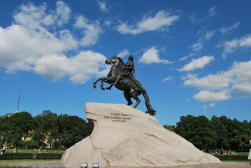 Памятник Петру Первому. Медный Всадник. Санкт-Петербург