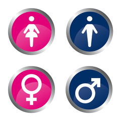 Icone vecteur web illustration symbole homme femme