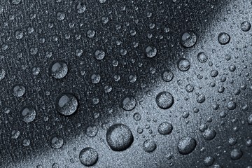 Drops on a metal surface