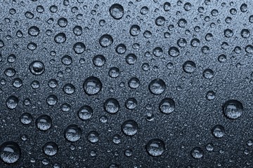 Drops on a metal surface