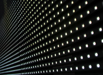 Led diode display panel