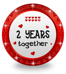 Fototapeta premium 2 years together