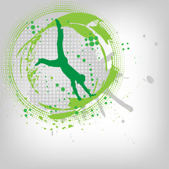 Doted vector background , spring