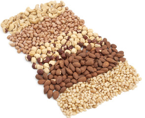 variety of nuts