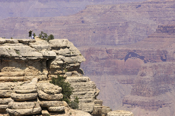 Admiring the Grand Canyon, Arizona, USA