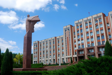 Lenin Statue, Tyraspol, Transnistria, Moldova