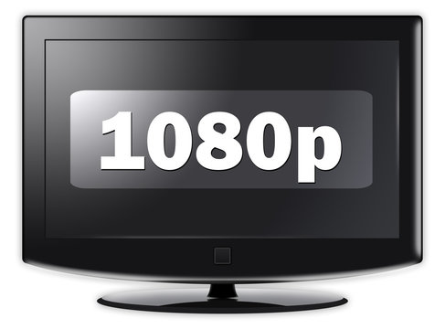 Flatscreen TV "1080p"