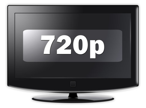 Flatscreen TV "720p"