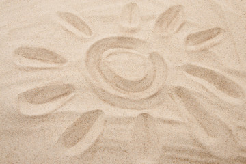 Sonne im Sand