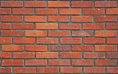 Red brick wall texture