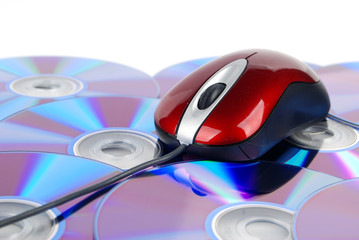 Computer mouse and DVD
