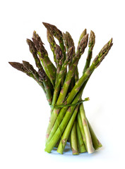 Asparagus isolated on white