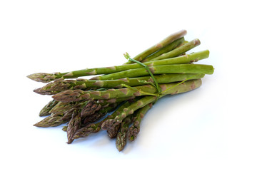 Asparagus isolated on white
