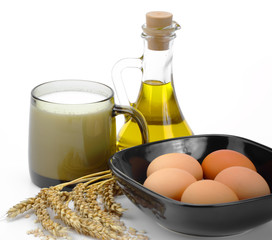 Eggs and milk