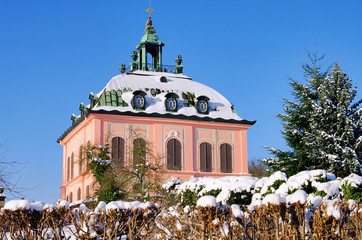 Moritzburg Fasanenschlösschen im Winter  03