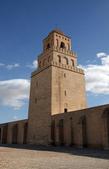 Obraz premium Mosque from Kairouan, Tunisia - UNESCO World Heritage Site