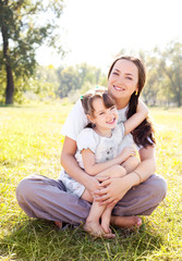 mother and daughter