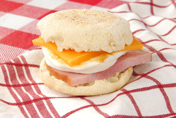 English muffin sandwich