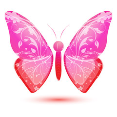 floral butterfly