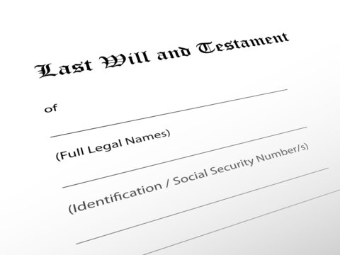 "Last Will and Testament" (legal document lawyer justice law)