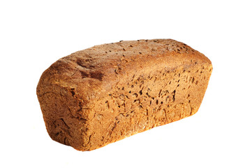 Single fresh rye bread