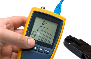 Testing of a network cable