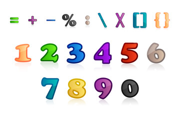 set of numbers and characters